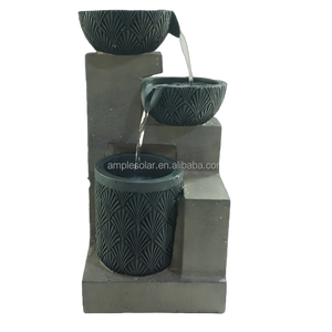 Bien conçu cour Art décor intérieur cascades grande cascade décorative <span class=keywords><strong>mur</strong></span> pierre fontaine d'eau - Product Image 1