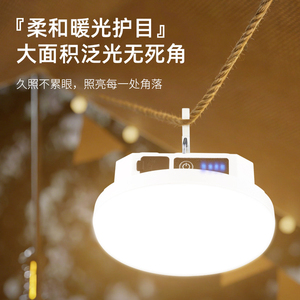 Lámpara LED Portátil con Gancho, Batería Recargable, Luz Diurna de 5000K, Cuerpo de Plástico, Control Manual con Botón, 50000 Horas de Duración, CRI 90 - Product Image 3