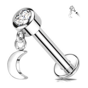 <span class=keywords><strong>Anneau</strong></span> de nez anti-allergie en alliage de cuivre G23 plaqué or, clou d'oreille hypoallergénique en ZIRCON motif fleur, bijoux corporels unisexe en Titane - Product Image 2