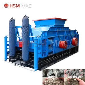HSM CE alta capacidade duplo rolo triturador para cama salina cigana
