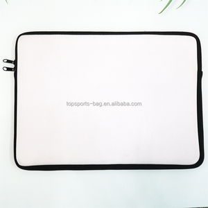 15" <strong>15.6</strong>" White Blank Sublimation Neoprene Tablet <strong>Case</strong> Soft Inside Laptop Protective Bag - Product Image 3