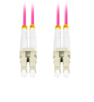 Cordon Fibre Optique OM4 LC UPC-LC UPC Duplex Multimode 50/125μm LSZH