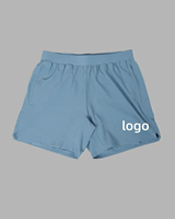 Logo personnalisé Short de sport pour homme 100% coton respirant et confortable motif solide pour la salle de sport en plein air Jogging avec poches