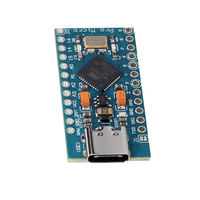 Modul Pro Micro ATmega32U4 Tipe-C 5V 16MHz Pengganti ATmega328 Untuk Pro Mini Dengan Header Pin 2 Baris Untuk Antarmuka USB Leonardo