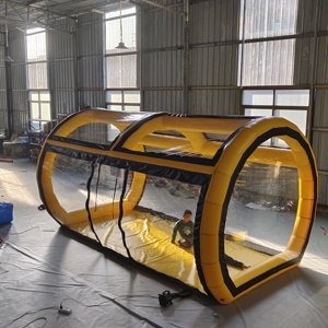 Gonfiabile a Forma di Globo di Neve, Decorazioni di Halloween, Cabina Fotografica, Tenda Trasparente in PVC Resistente per Tutte le Stagioni - Product Image 3