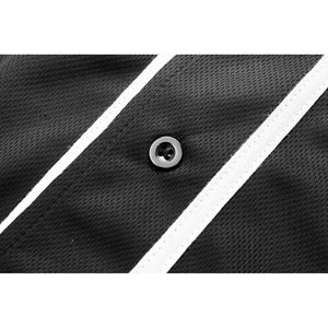 Camiseta de Béisbol para Mujer, Impresión por Transferencia de Calor, Absorbe la Humedad, Uniforme Hip Hop, Manga Corta, Blanca, Equipo Bangchan - Product Image 4
