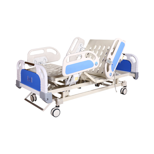 Lit de soins à domicile en acier <span class=keywords><strong>durable</strong></span> lit de soins infirmiers ICU équipement médical ABS à trois fonctions garantie manuelle électrique de 3 ans pour l'hôpital - Product Image 4