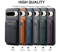 Étui de téléphone portefeuille magnétique puissant de Style affaires pour Google Pixel 8 7 A Pro étui de téléphone portable antichoc en cuir PU pour Pixel 9