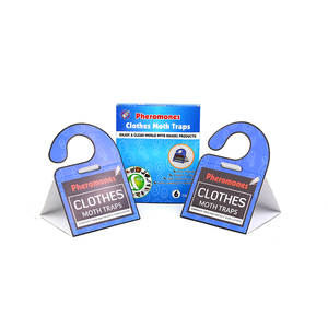 Piège à mites de tissu efficace Haierc, double colle puissante, pièges à mites de vêtements avec phéromones, idéal pour les placards et les vêtements - Product Image 4