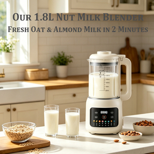 Máquina para Hacer <span class=keywords><strong>Leche</strong></span> Vegetal <span class=keywords><strong>de</strong></span> 1.8L y 220V con Logotipo OEM Personalizado, Antiadherente, para <span class=keywords><strong>Leche</strong></span> <span class=keywords><strong>de</strong></span> Avena, Soya y Almendras - Product Image 1