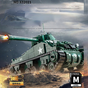 Panlos 632021 WW2 Quân Sự Cổ Điển Mô Hình Sherman "Đom Đóm" Vừa Tank Bộ Sưu Tập Mô Hình Gạch Đồ Chơi Quà Tặng Xây Dựng Khối Bộ - Product Image 3