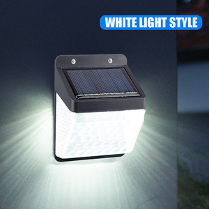 Solar Outdoor Wall <b>Light</b> 2W <b>LED</b> Human Body <b>Sensor</b> Waterproof For Courtyard Home Stair Railing Lighting - Product Image 5