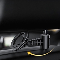 Support magnétique réglable pour tablette de voiture, fixation sur appuie-tête, crochets pour siège arrière, supports pour téléphone portable pour l'arrière de la voiture