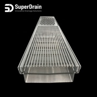 316 en acier inoxydable grille de cale rez-de-chaussée externe grille drain