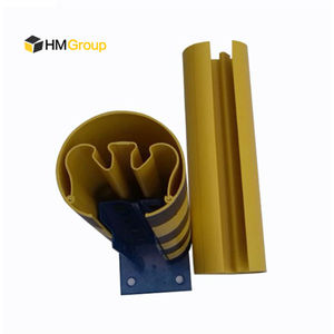 Protectores de piernas para estanterías de palets de almacén de protección de absorción de golpes verticales - Product Image 6