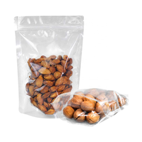 Sachet Doypack refermable transparent en plastique avec fermeture éclair pour aliments, snacks, noix et aliments secs – Emballage de détail