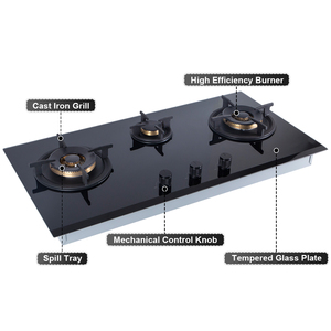 Moni nhà máy Tùy chỉnh cao cấp hộ gia đình nhà bếp Defendi Burner HOB được xây dựng trong khí đung - Product Image 2