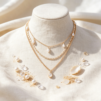 Colliers de luxe en alliage avec imitation de perles, bijoux élégants, pendentifs raffinés, pour cadeau, pour femmes, à porter au quotidien