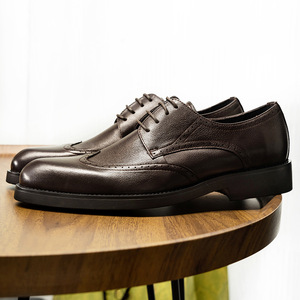 Zapatos de Vestir de Hombre de Moda, Nuevos y Elegantes, de Cuero Genuino, Zapatos Formales para Hombre, Chaussures-Homme, Zapatos de Oficina de Alta Calidad para Hombre - Product Image 2