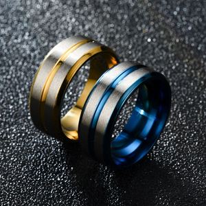 Factory Wholesale Stainless Steel <b>Couple</b> <b>Rings</b> Width Stackable Band <b>Rings</b> Gold Stainless Steel <b>Ring</b> for Men Women - Product Image 4