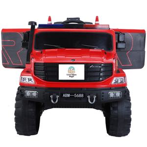 سيارة إطفاء كهربائية للأطفال بمقعدين 12 فولت سيارة رباعية القيادة عالية الجودة للطرق الوعرة - Product Image 2