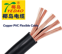 Câble RVV H05VV-F équivalent 300/500V 2-24 conducteurs 1-16mm² en cuivre pur, câble d'alimentation flexible en PVC pour le câblage des appareils ménagers