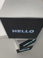 Schermo LED per Vetrine Lanyi, Display Elettronico a Colori, Forma di Cubo Magico 3D, Logo Personalizzabile, Controllo tramite App Mobile