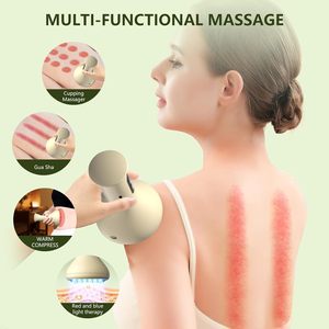 NOUVEAU Massage électrique chauffant par <span class=keywords><strong>moxibustion</strong></span> Massage à main Pétrissage du ventre Frottement Artifact Body Vibration Abdominal <span class=keywords><strong>Massager</strong></span> - Product Image 5