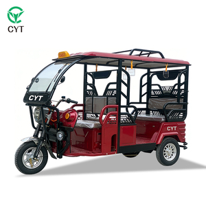 Tricycle électrique 6 places pour passagers, vélo électrique à cadre bas pour la livraison et les trajets quotidiens - Product Image 2