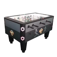 Simulateur de sport en bois d'intérieur, machine d'arcade, jeu de baby-foot avec interface en anglais, 2 joueurs, en solde