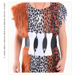 Costume d'Halloween pour enfants, costume de sauvage africain primitif, costume de performance de sauvages indiens - Product Image 2