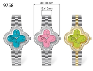 Scottie 9758 Orologio da Donna al Quarzo Ultimo Design a Forma di Fiore in Acciaio Inossidabile Orologio da Polso di Lusso Moderno con Cassa in Lega e Vetro - Product Image 6