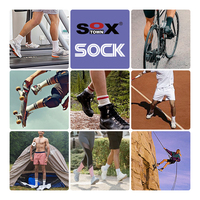 Chaussettes Soxtown Design 2026 pour femmes, sport, décontractées, habillées, en coton, longues, faible MOQ, logo personnalisé