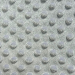 Tessuto Minky a Pois per Bambini, Vendita Diretta dalla Fabbrica, Traspirante, Ultra Morbido, Tessuto in Pile Minky con Pois a Fossetta - Product Image 2