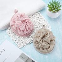 Éponge exfoliante de bain, gants de bain, douche, luffa, pouf, bon marché, prix usine