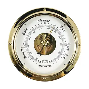 IMPA 370247 Nautical 150mm 200mm portable brass marine aneroid barometers