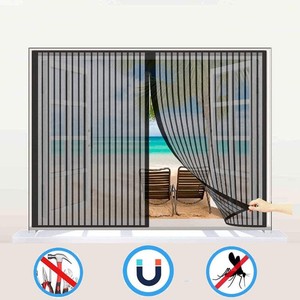 <span class=keywords><strong>Moustiquaire</strong></span> magnétique moderne pour porte avec fermeture automatique et aimants invisibles 39x82 pouces pour portes de patio - Product Image 3