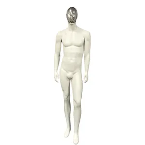 गर्म बिक्री फैशन सफेद पुतला पुरुष पूर्ण शरीर पोशाक फार्म आदमी पुतला मॉडल उच्च गुणवत्ता के साथ कपड़ों के लिए खिड़की प्रदर्शन