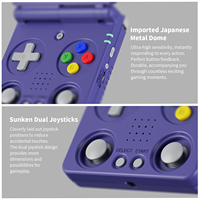La miniconsola de juegos portátil plegable cuenta con una pantalla de 3,4 pulgadas y es compatible con las consolas de videojuegos Anbernic del sistema Linux