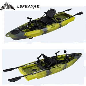 LSF Factory Propeller Fuß pedal Motor Wassersport Kunststoff Lake River Boot Angeln Kajak Mit Trolley Schwimmweste Zubehör - Product Image 5