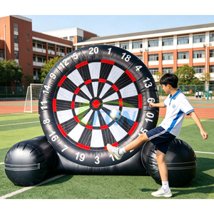 Jeu de tir interactif gonflable de football et soccer pour l'extérieur avec bâche en PVC et installation facile pour les sports de jardin - Product Image 2
