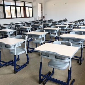 Diseño ergonómico Muebles escolares de alta calidad Altura única ajustable Cómodo para el <span class=keywords><strong>aula</strong></span> - Product Image 1