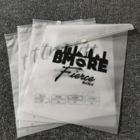 Sac d'emballage refermable de haute qualité, écologique, imperméable et réutilisable pour vêtements, avec impression de logo