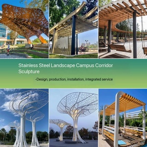 <span class=keywords><strong>Oasis</strong></span> <span class=keywords><strong>de</strong></span> luxe en métal-Polissage à <span class=keywords><strong>l</strong></span>'épreuve du sable et lueur LED pour les atriums des Émirats arabes unis Intégration <span class=keywords><strong>de</strong></span> la lumière solaire pour les centres commerciaux écologiques - Product Image 5