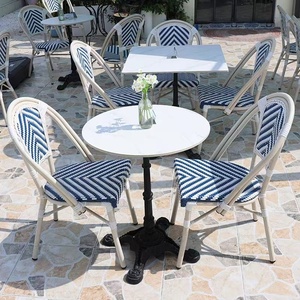 <span class=keywords><strong>Chaise</strong></span> d'extérieur empilable en <span class=keywords><strong>rotin</strong></span> PE imperméable, directement de l'usine, pour patio, villa, jardin, café, restaurant en plein air - Product Image 1