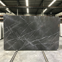 Marbre gris bulgare naturel de qualité supérieure, personnalisable pour les halls d'hôtels, les tables à manger de style moderne et les salons