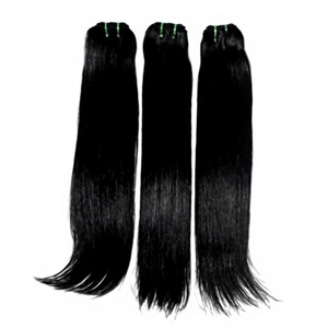 Extensiones de Cabello Humano Virgen del Sur de la India, Cabello Indio Crudo Sin Procesar, Liso Rizado, Ondulado Profundo, Rizado Extremo, al por Mayor - Product Image 1