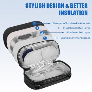 Bolsa de pluma de <span class=keywords><strong>insulina</strong></span> de alto aislamiento Caja enfriadora de pluma de <span class=keywords><strong>insulina</strong></span> Enfriador de <span class=keywords><strong>insulina</strong></span> portátil para mantener el enfriamiento - Product Image 3