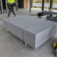 Panel de Suelo de Fibrocemento de Grado Comercial de 22 mm con Sistema de Ranura y Lengüeta, Texturizado, Antideslizante, para Exteriores
