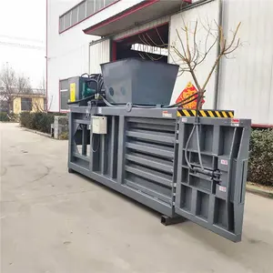 Fully automatic horizontal baler for waste paper plastic cardboard packing